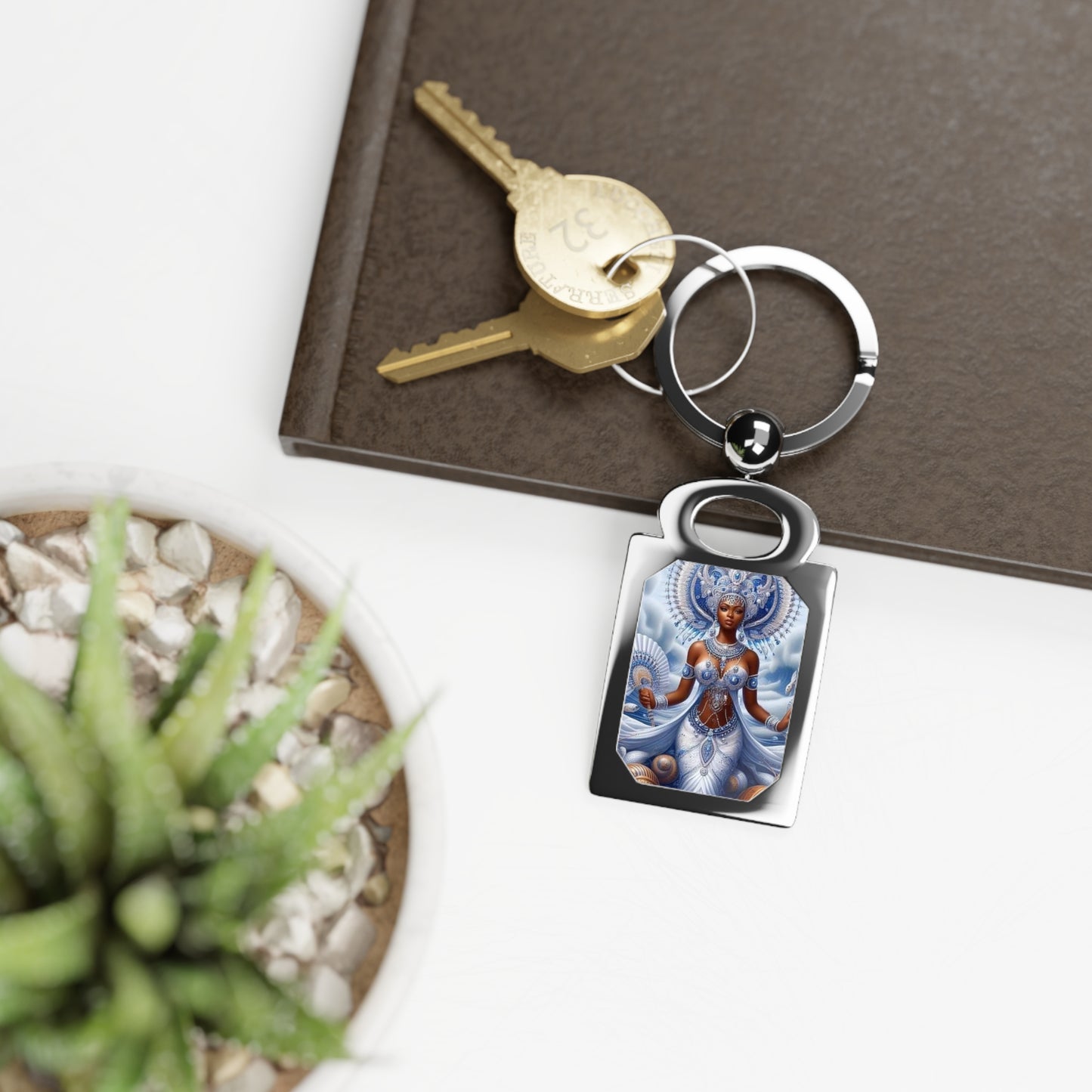 Yemoja Rectangle Photo Keyring