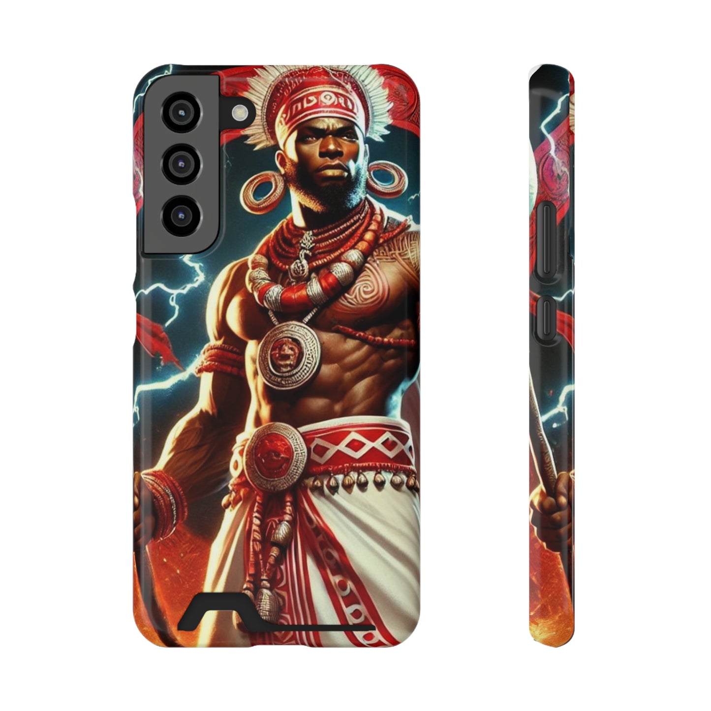 Shango Samsung Phone Case With Card Holder