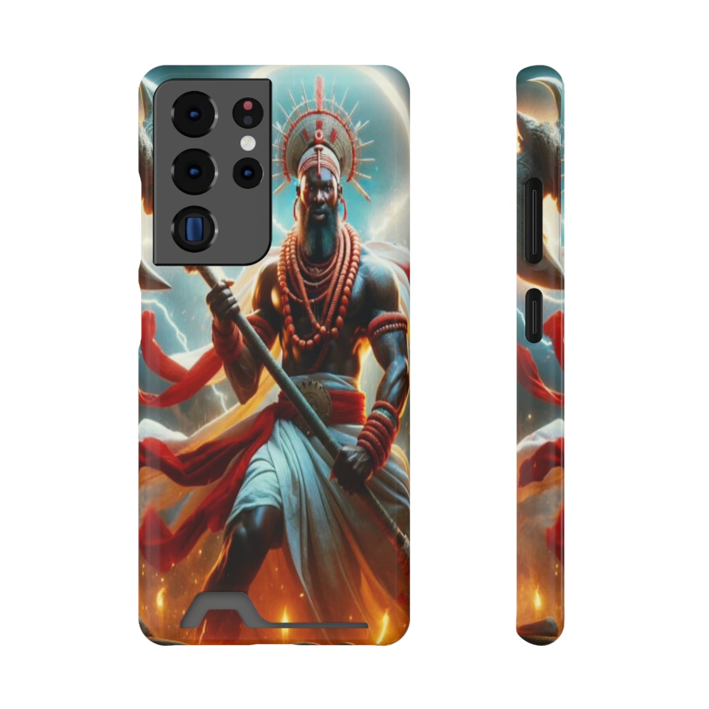 Shango Samsung Phone Case With Card Holder