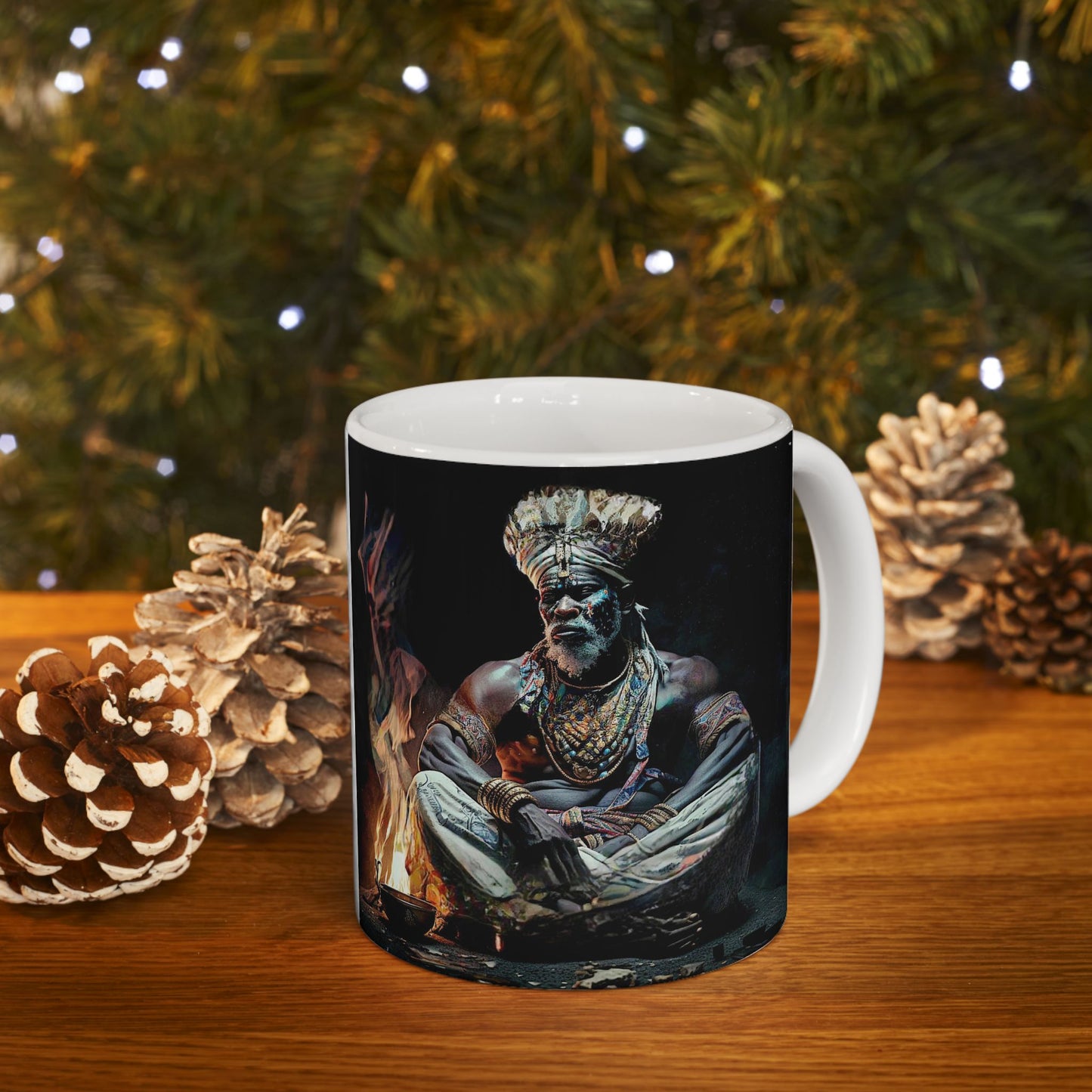 Orunmila fire Ceramic Mug 11oz