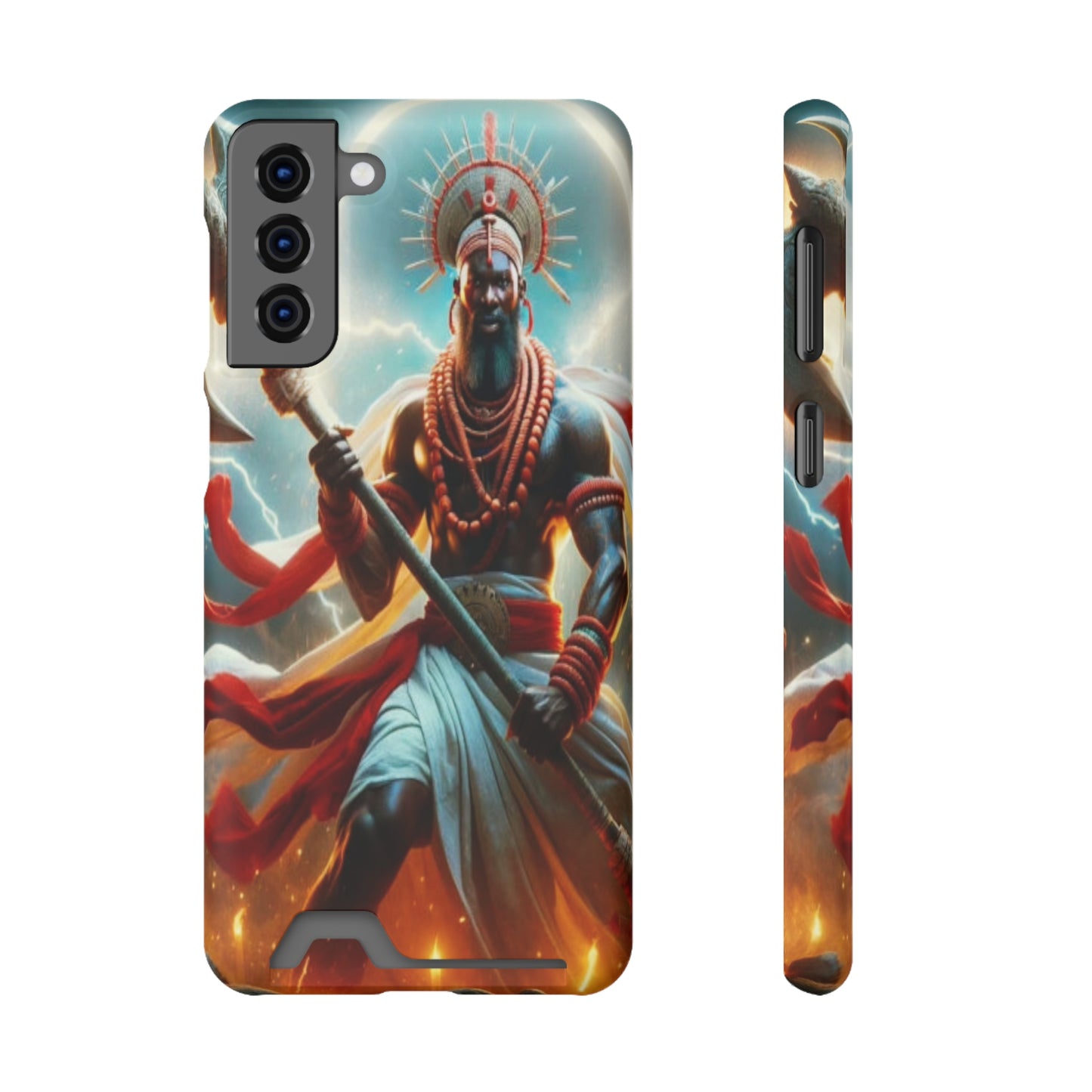 Shango Samsung Phone Case With Card Holder