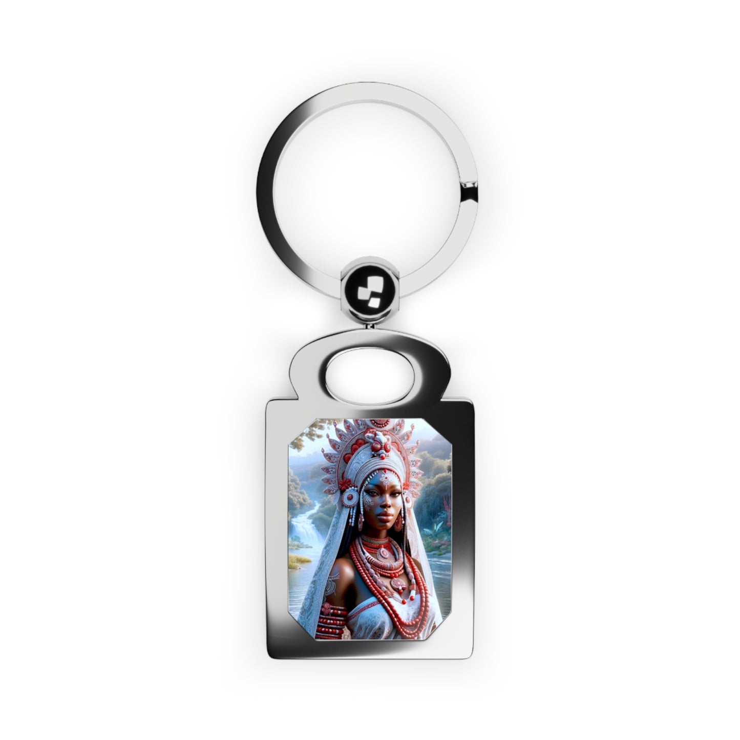 Obba Rectangle Photo Keyring