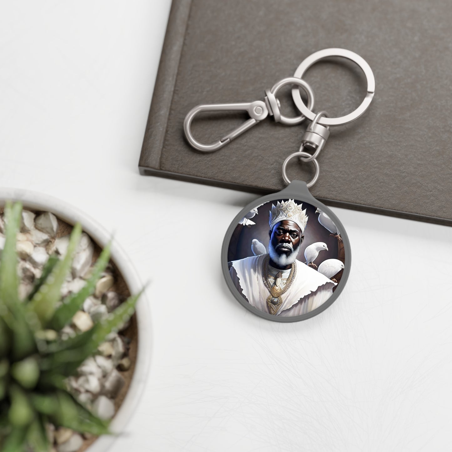 Obatala Keyring