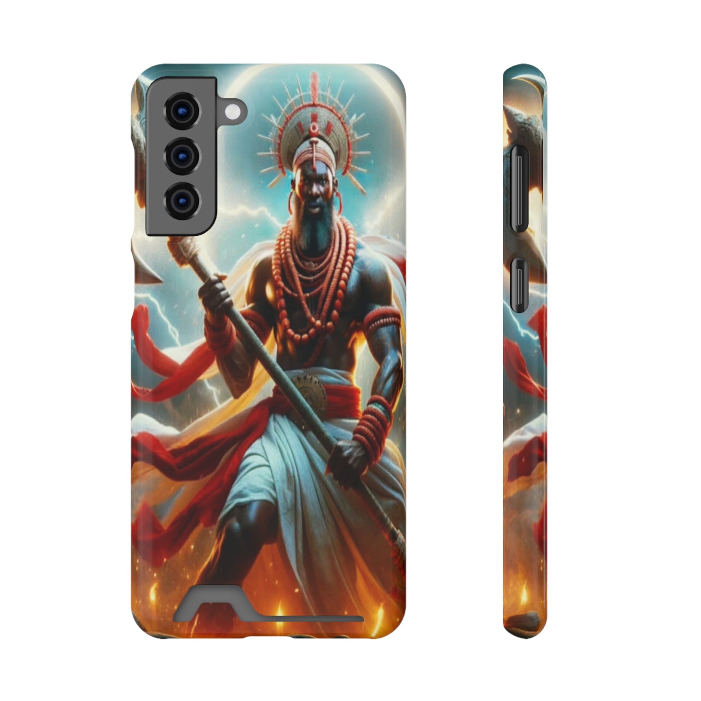 Shango Samsung Phone Case With Card Holder