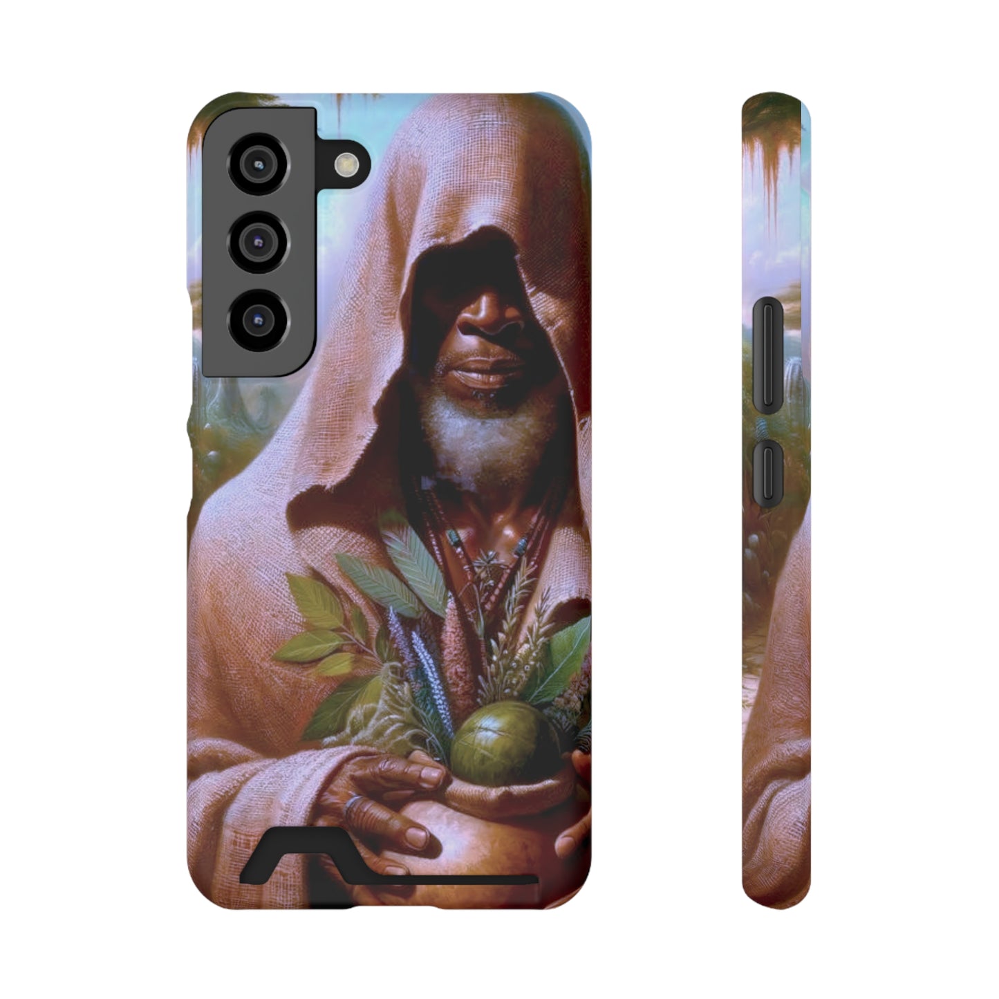 Obaluaye Samsung Phone Case With Card Holder