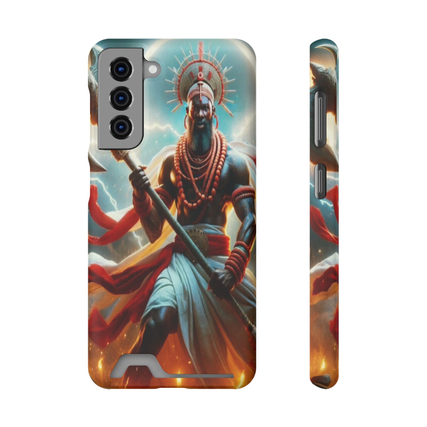 Shango Samsung Phone Case With Card Holder