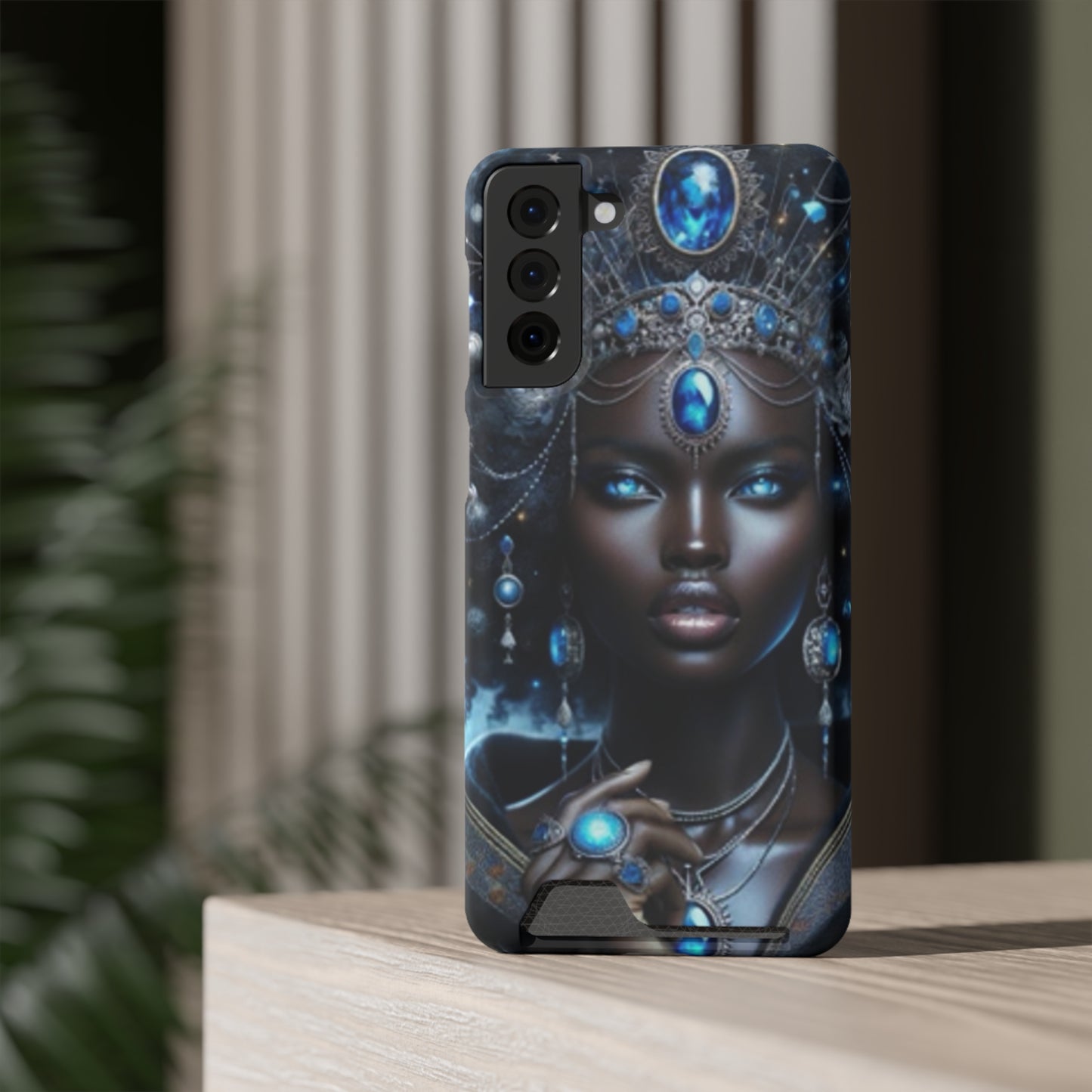 Olokun Phone Case With Card Holder