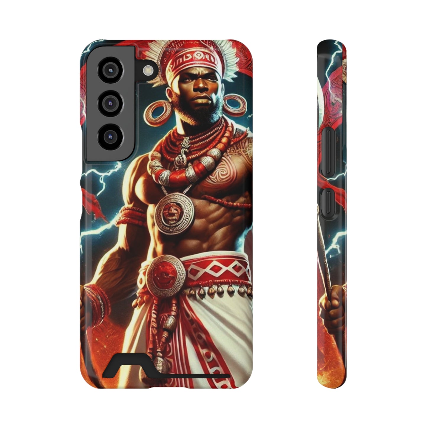 Shango Samsung Phone Case With Card Holder