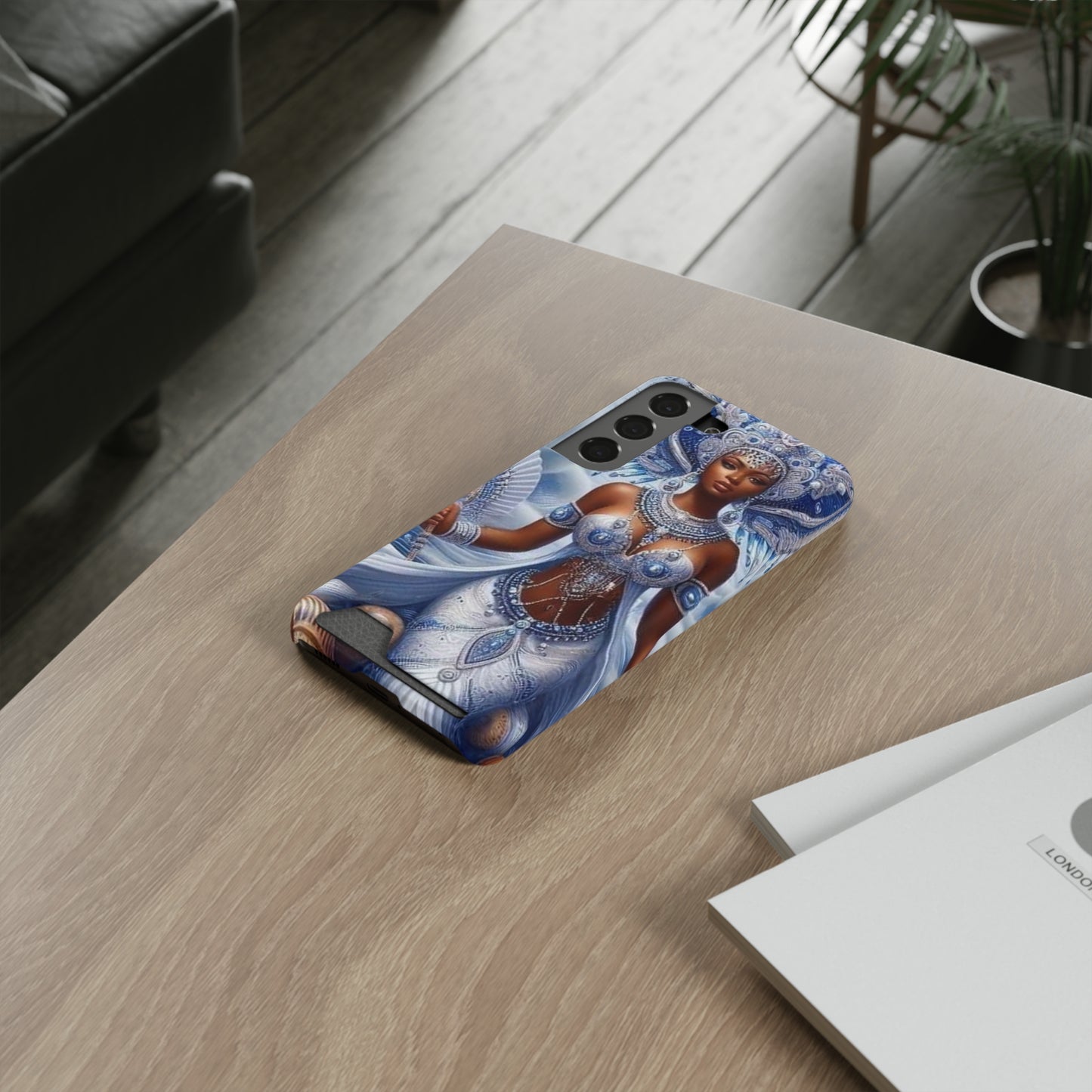 Yemoja Samsung Phone Case With Card Holder