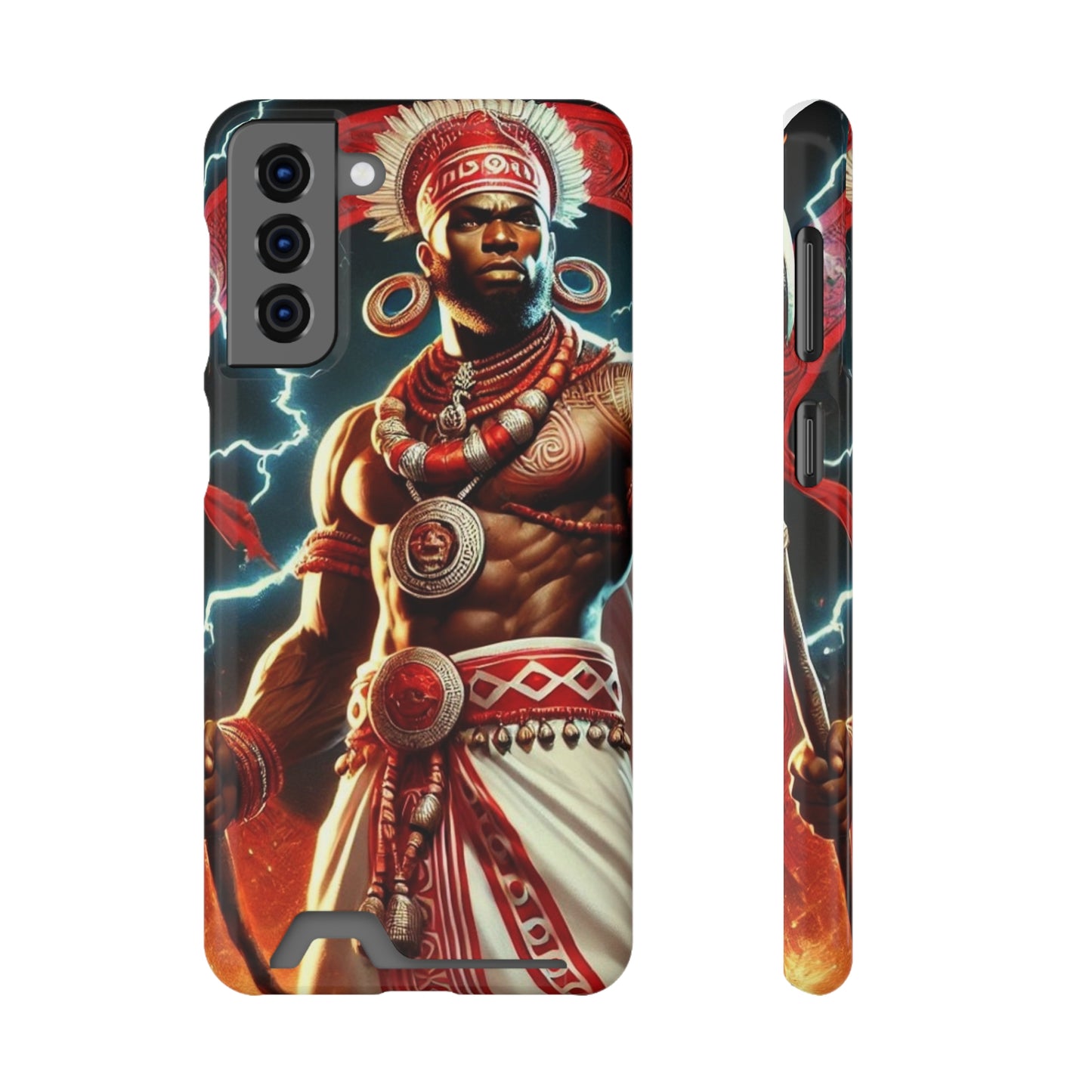 Shango Samsung Phone Case With Card Holder