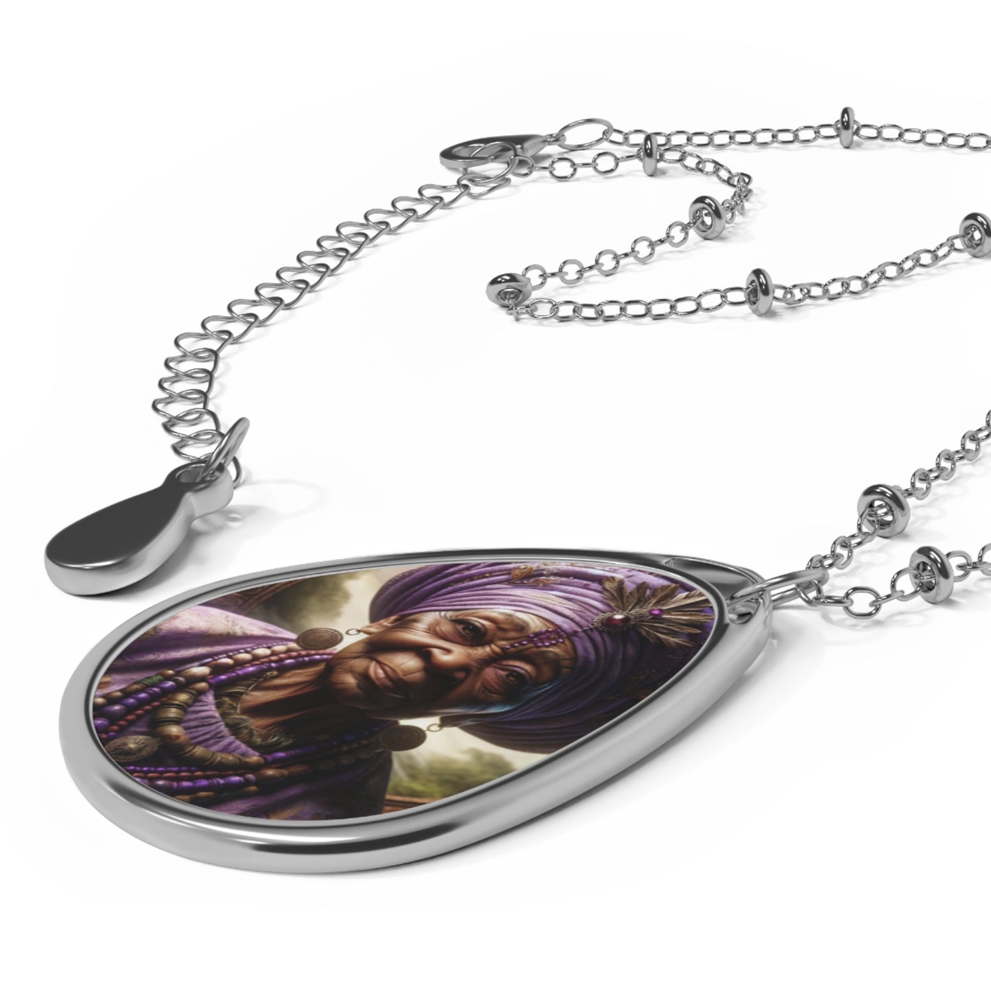 Nana Buruku Oval Pendant Necklace