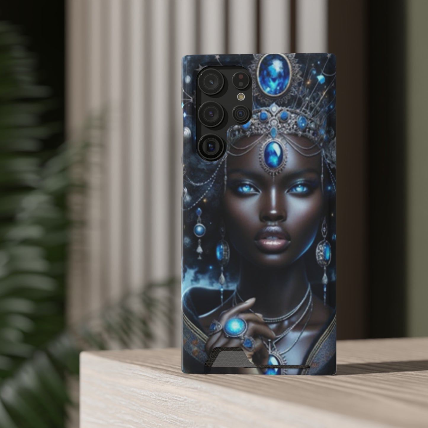 Olokun Phone Case With Card Holder