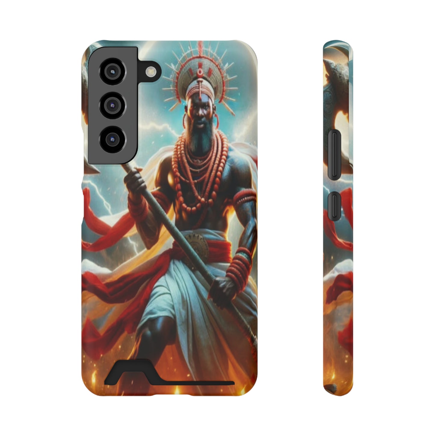 Shango Samsung Phone Case With Card Holder