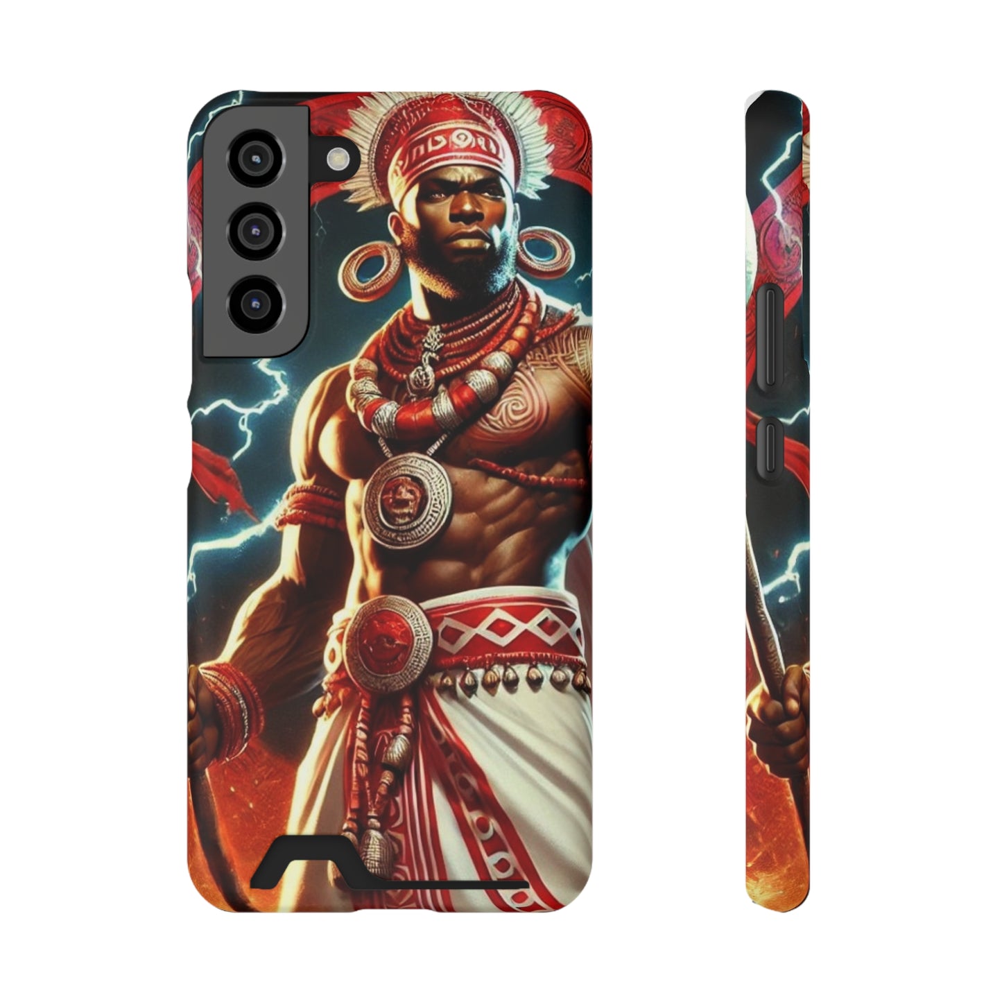 Shango Samsung Phone Case With Card Holder