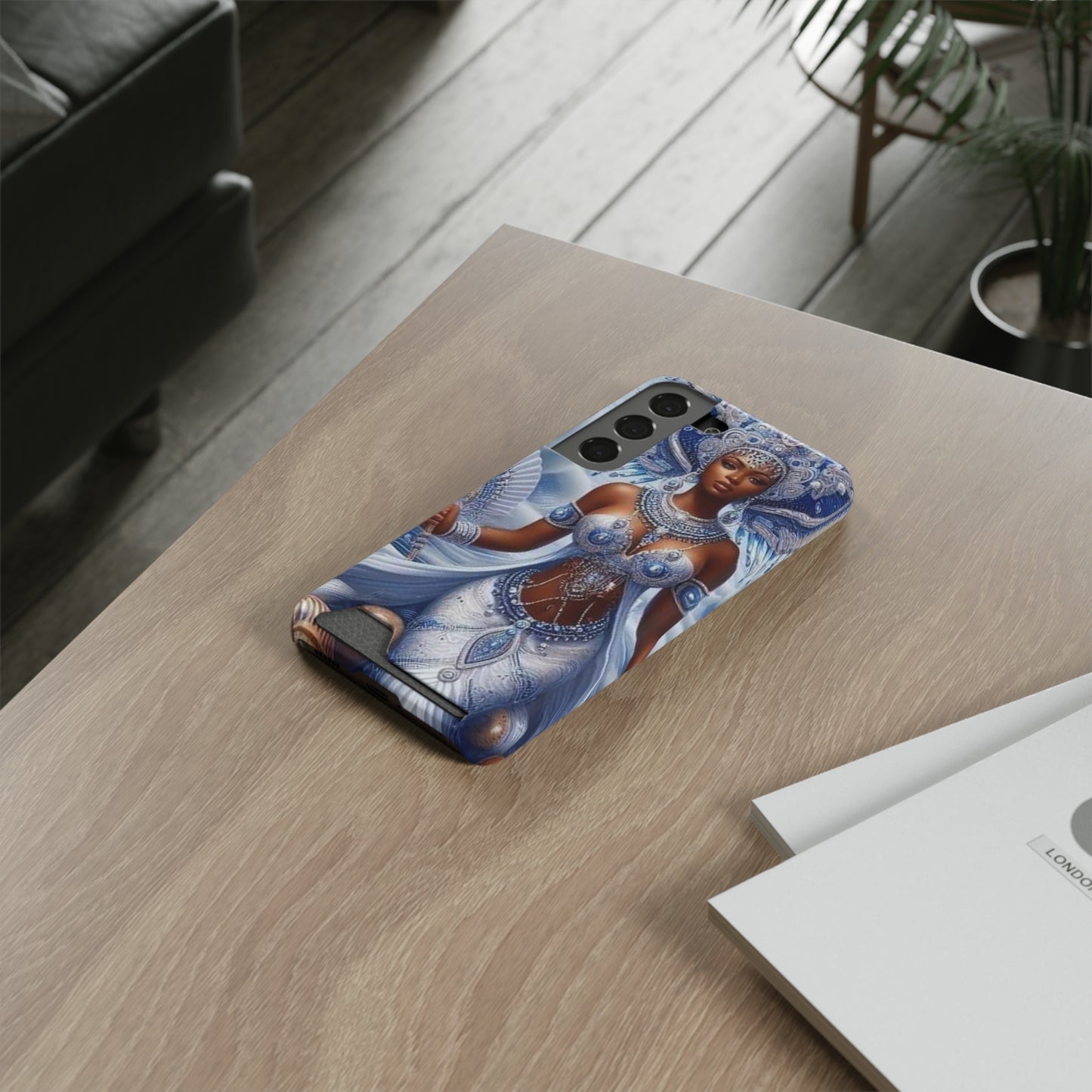 Yemoja Samsung Phone Case With Card Holder