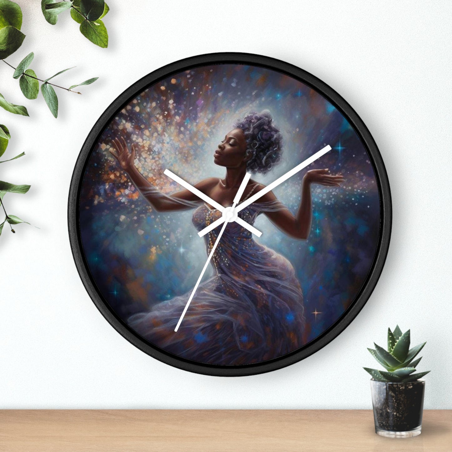 Selene the Moon Goddess Wall Clock