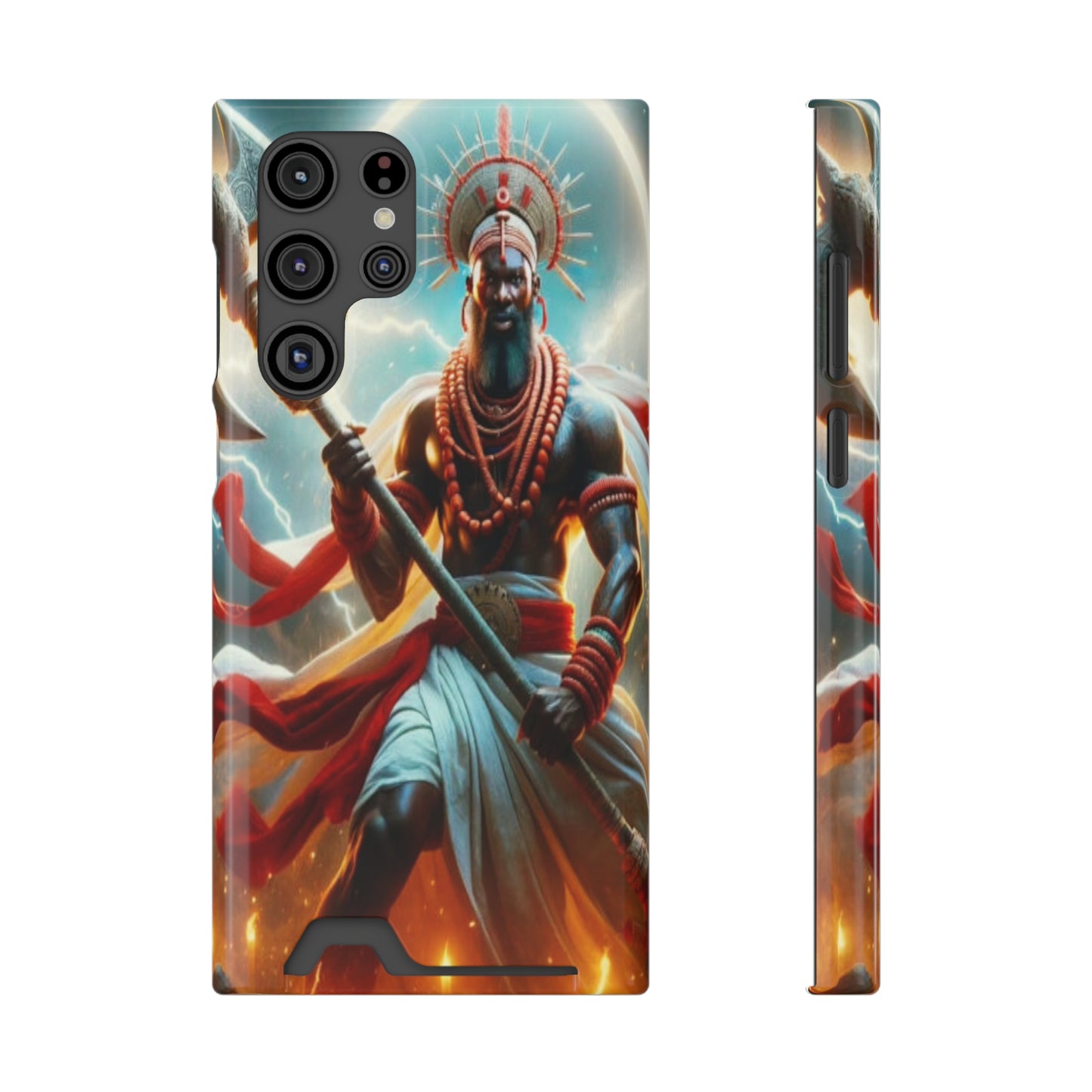 Shango Samsung Phone Case With Card Holder