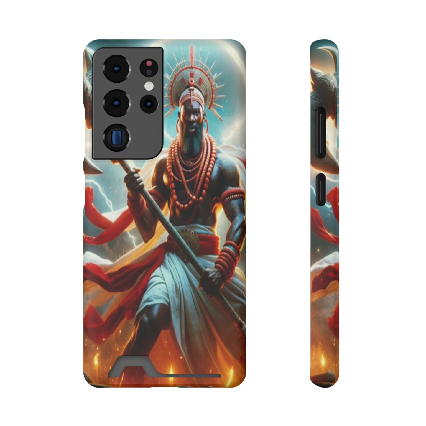 Shango Samsung Phone Case With Card Holder