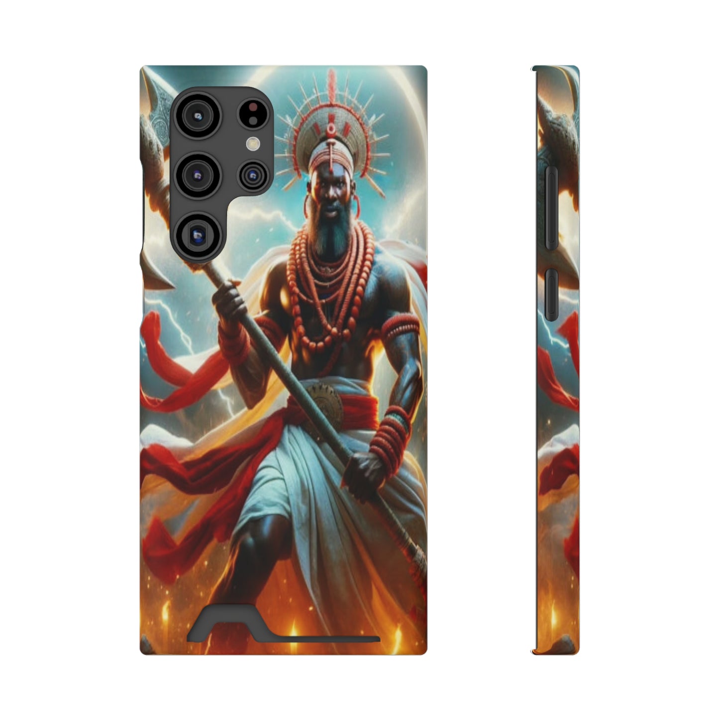 Shango Samsung Phone Case With Card Holder