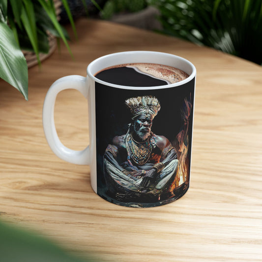 Orunmila fire Ceramic Mug 11oz