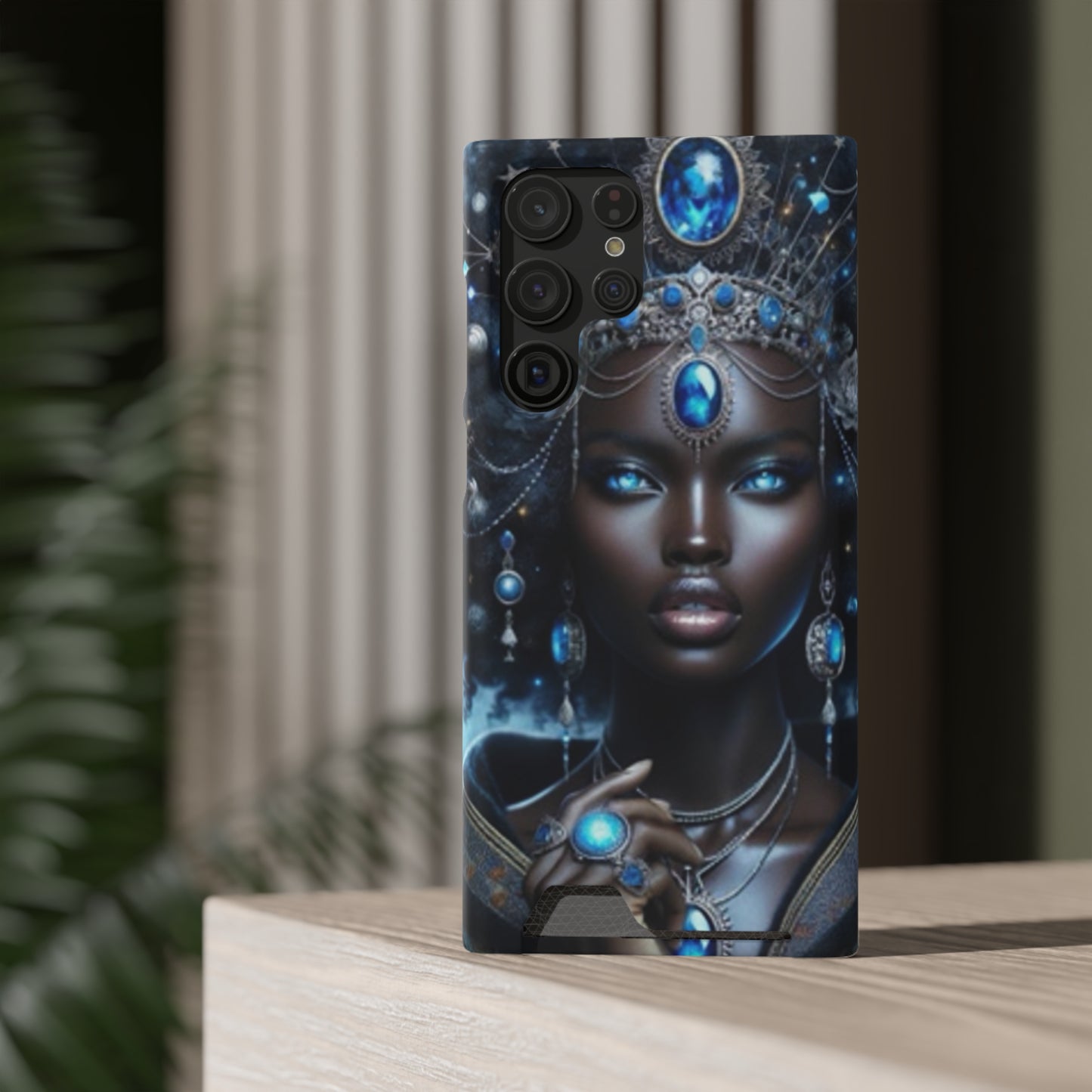 Olokun Phone Case With Card Holder