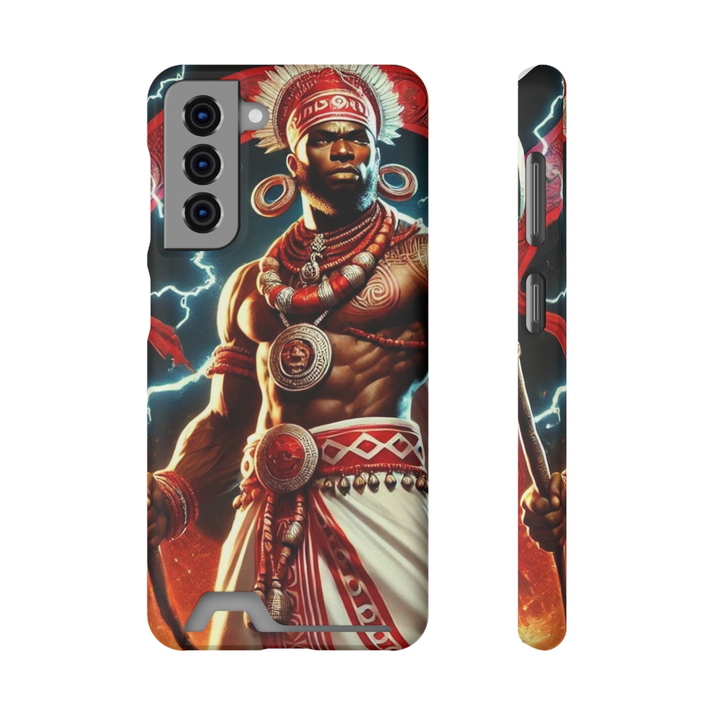Shango Samsung Phone Case With Card Holder