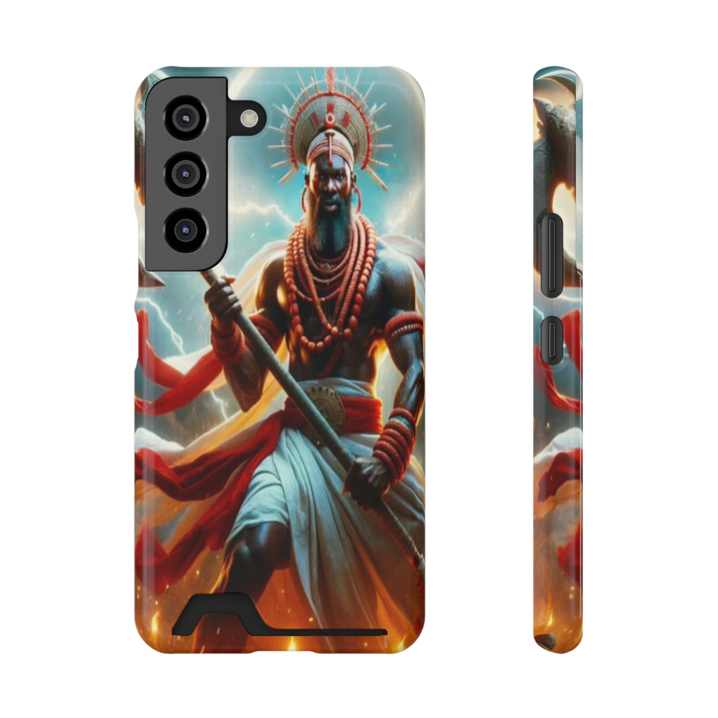 Shango Samsung Phone Case With Card Holder