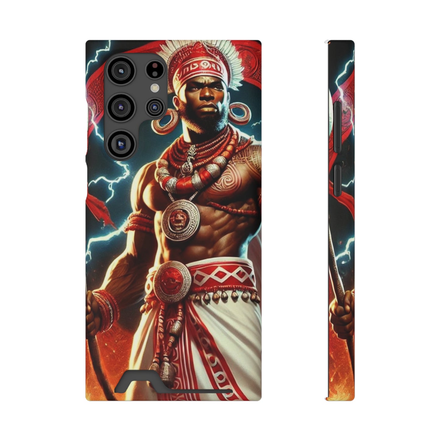 Shango Samsung Phone Case With Card Holder