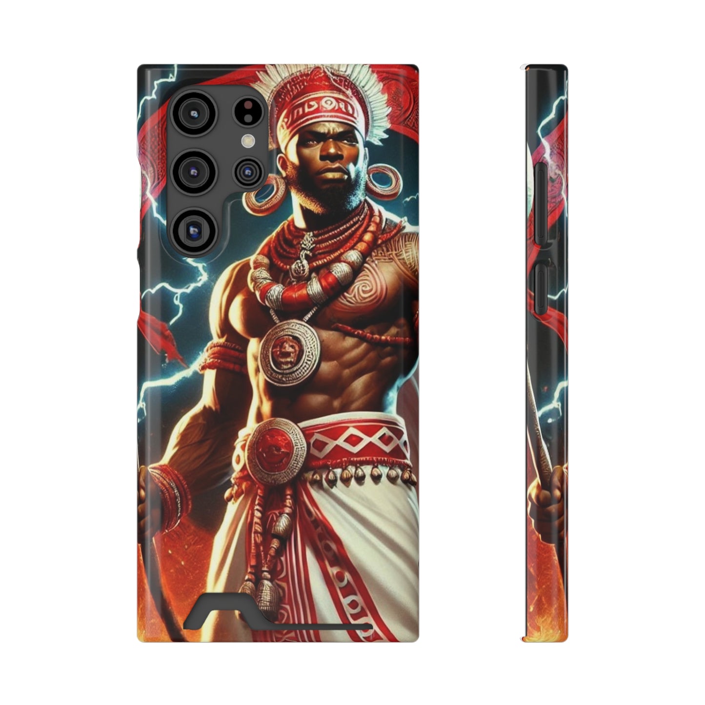 Shango Samsung Phone Case With Card Holder