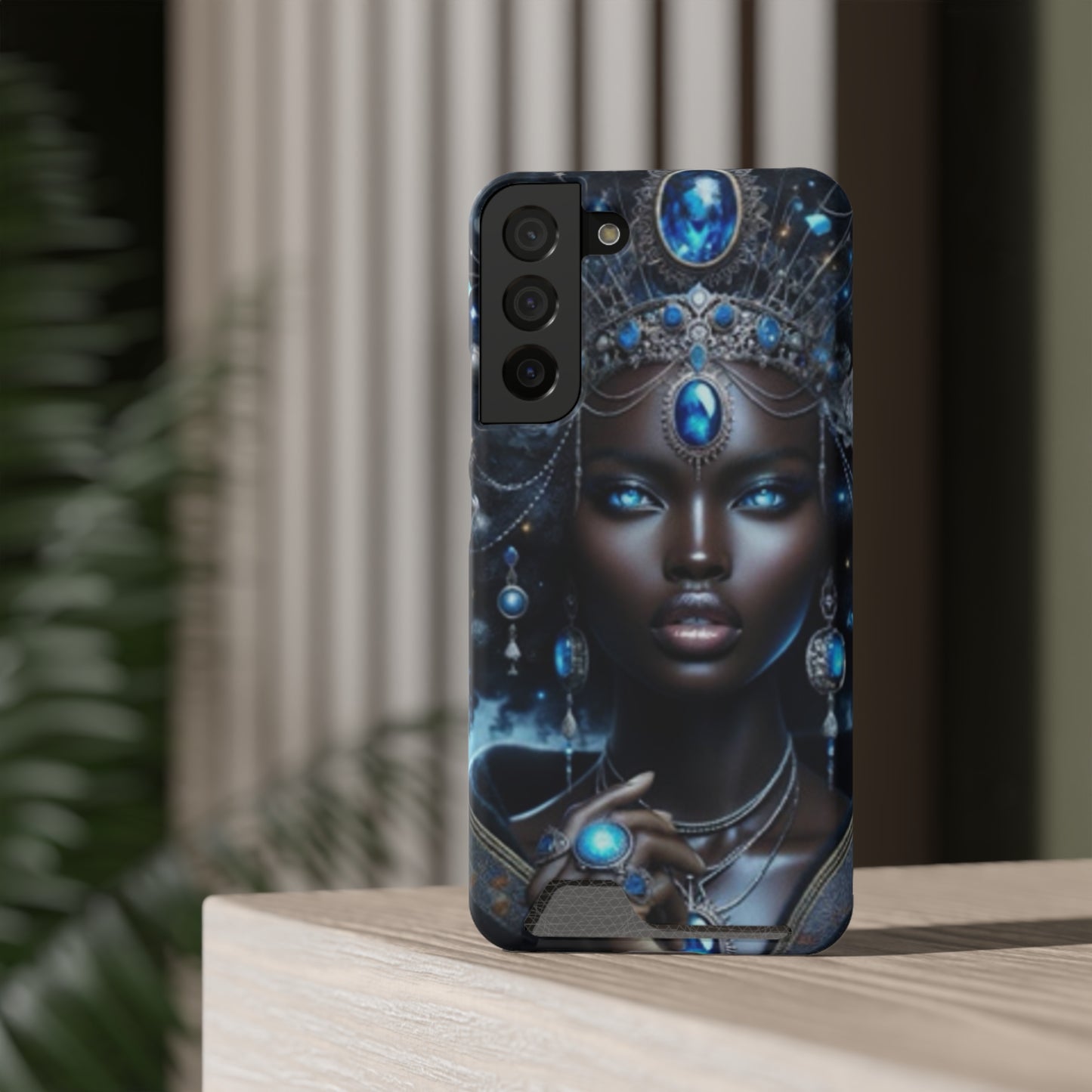 Olokun Phone Case With Card Holder