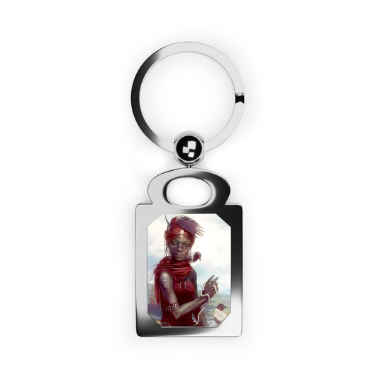 Ayao Rectangle Photo Keyring