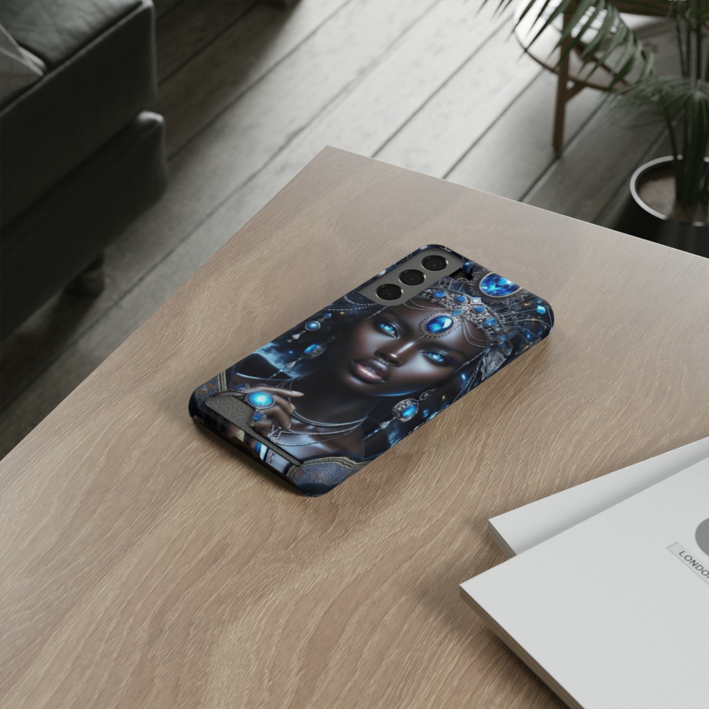 Olokun Phone Case With Card Holder