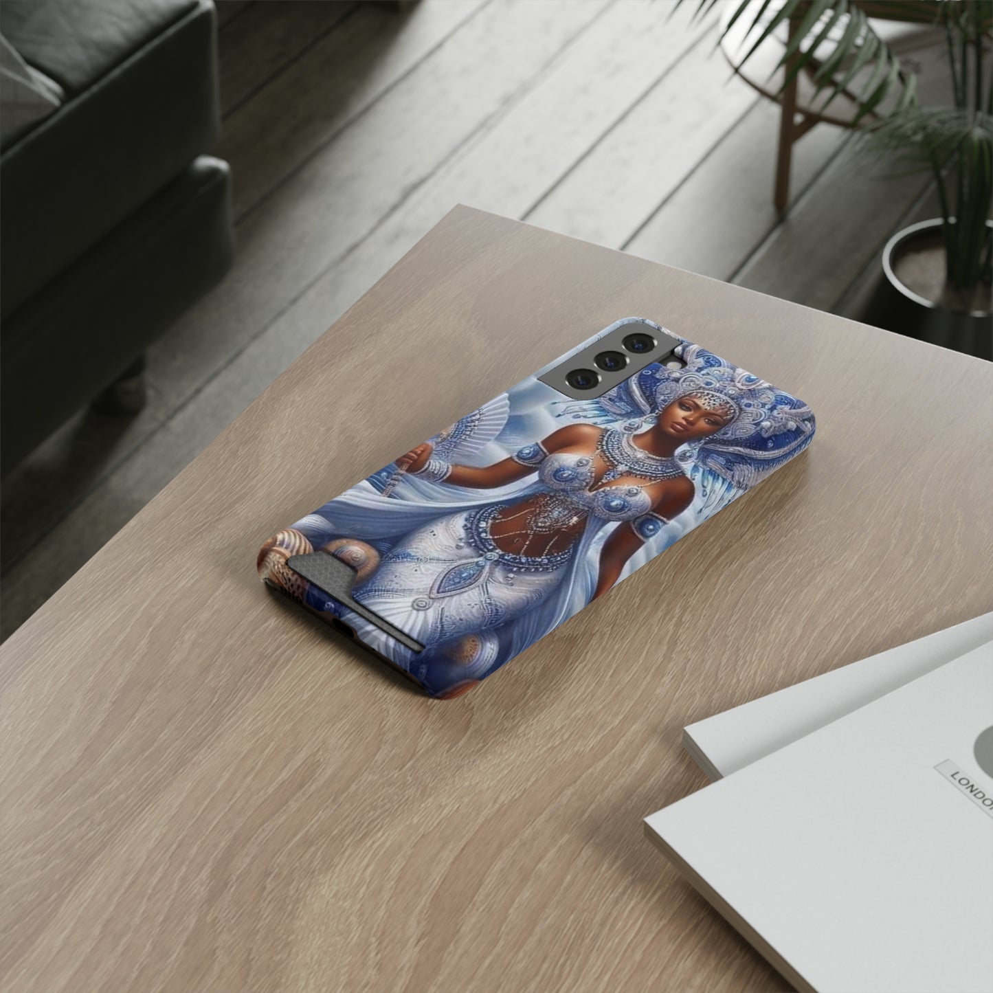 Yemoja Samsung Phone Case With Card Holder