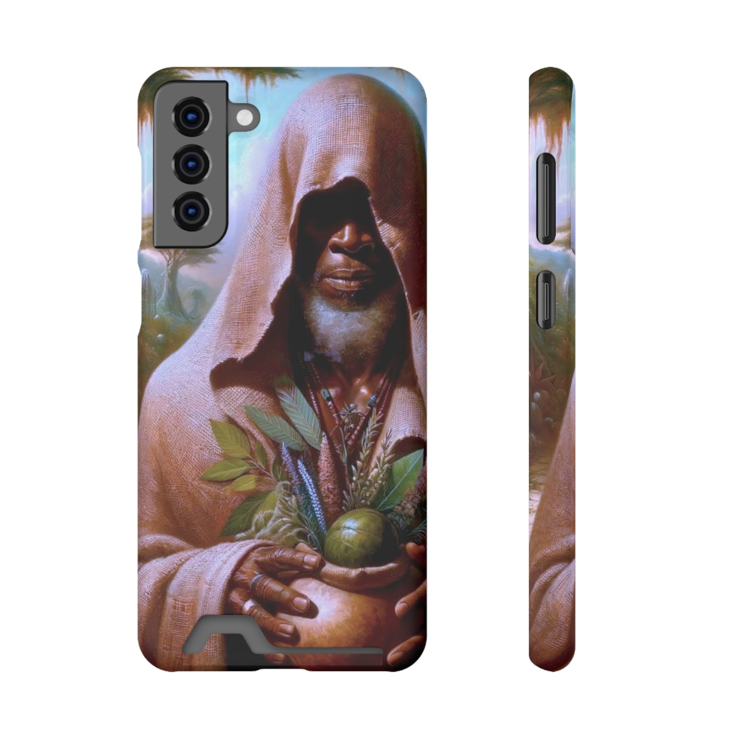 Obaluaye Samsung Phone Case With Card Holder