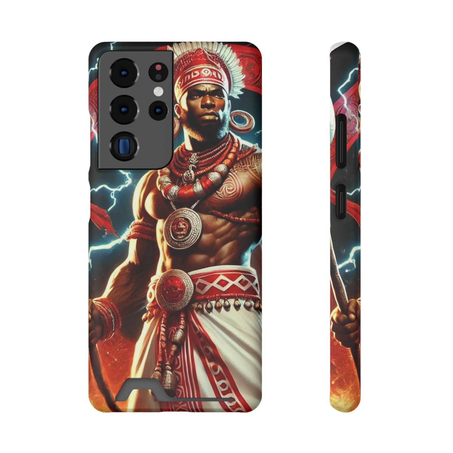 Shango Samsung Phone Case With Card Holder