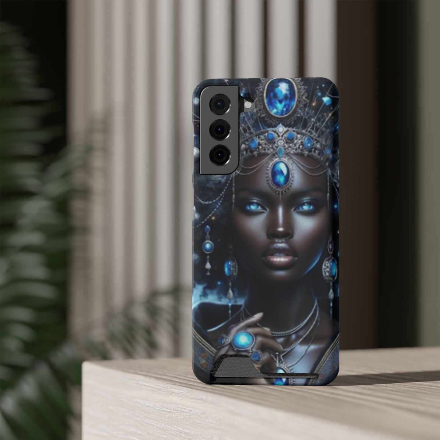 Olokun Phone Case With Card Holder